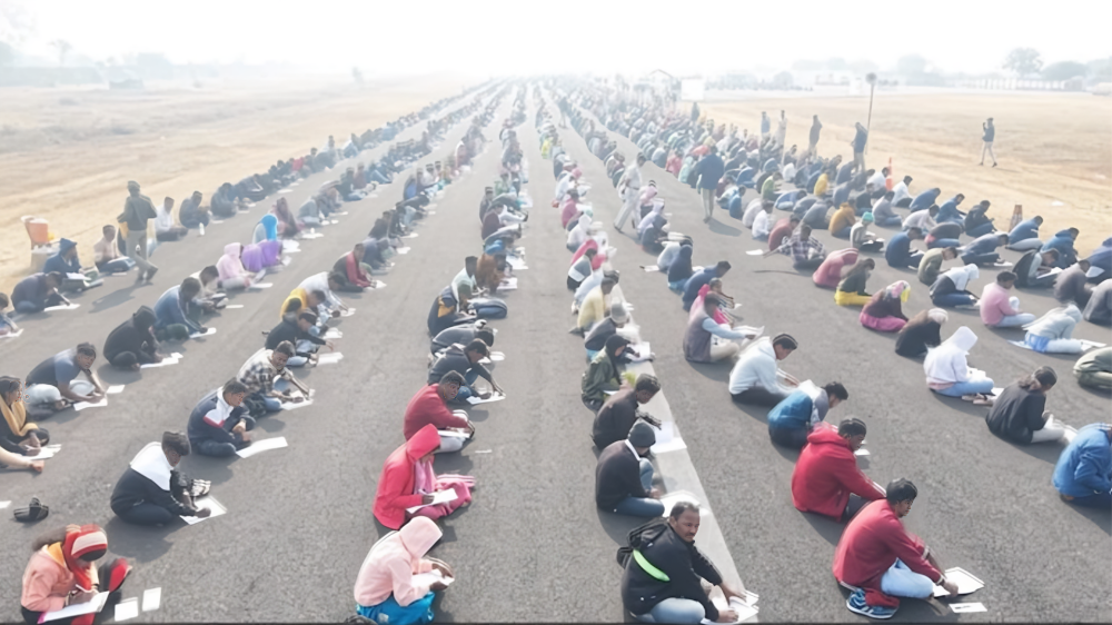 পরীক্ষাকেন্দ্রের অভাবেই রানওয়েতেই পরীক্ষা! প্রশ্নের মুখে ‘ডবল ইঞ্জিন’ ওড়িশার নিয়োগ ব্যবস্থা