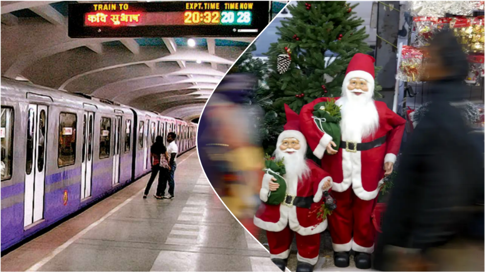Christmas 2025: বড়দিনে ব্লু ও গ্রিন লাইনে বেশি রাত অবধি মিলবে মেট্রো