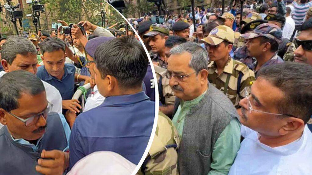 রাজ্যের CEO দপ্তরে তুলকালাম! BJP বিধায়কদের লক্ষ্য করে চলল Go back স্লোগান