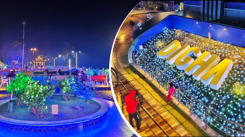 চমকের পর চমক বড়দিনের পার্ক স্ট্রিটের মতো সাজছে সৈকত শহর দীঘা