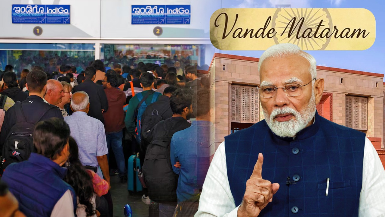 ইন্ডিগো যাত্রীদের দিশাহারা অবস্থা, সংসদে বন্দে মাতরমে ব্যস্ত মোদী – তোপ মুফতির