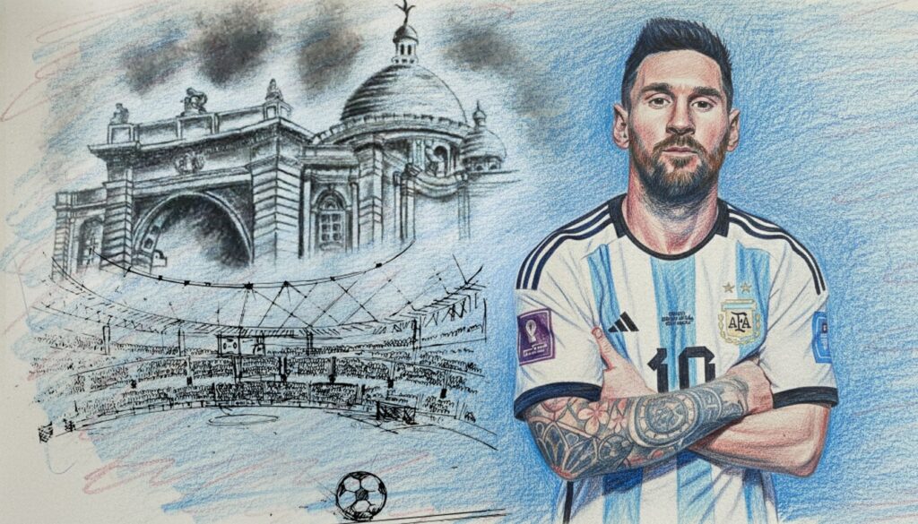 Lionel Messi: কলকাতায় মেসি’র আগমন ফের প্রমান করছে, এখনও “সব খেলার সেরা বাঙালির তুমি ফুটবল”!