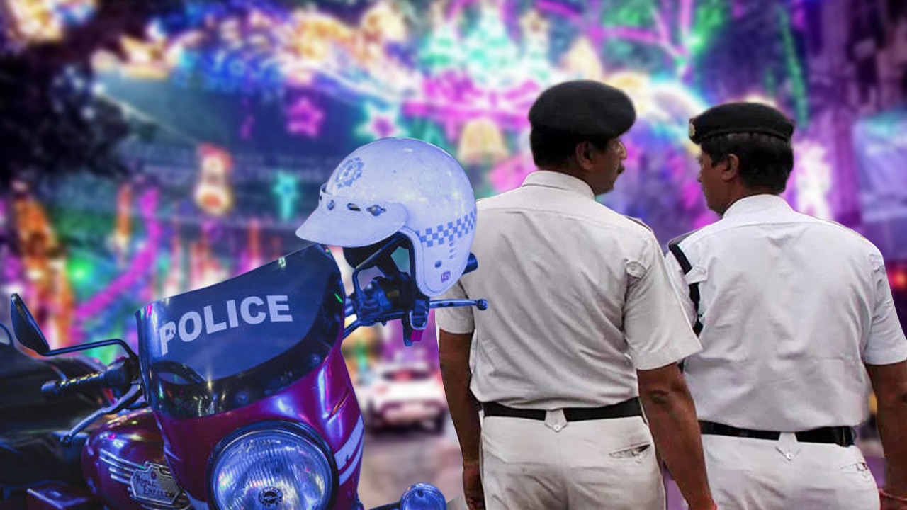 বড়দিনে নিরাপত্তার চাদরে মুড়ল পার্ক স্ট্রিট