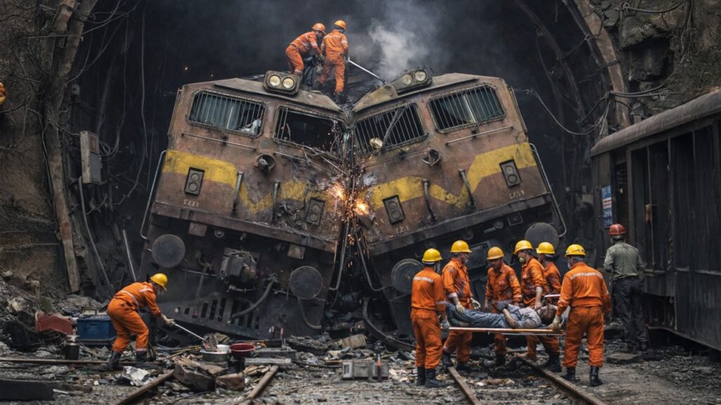 বর্ষশেষে ভয়াবহ দুর্ঘটনা উত্তরাখণ্ডে, দুই ট্রেনের মুখোমুখি সংঘর্ষে আহত অন্তত ৬০