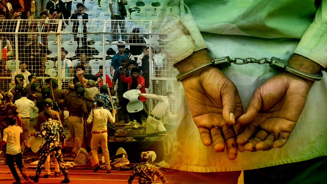 যুবভারতীকাণ্ড: স্টেডিয়াম ভাঙচুরের ঘটনায় গ্রেপ্তার আরও তিন, সব মিলিয়ে ধৃত পাঁচ