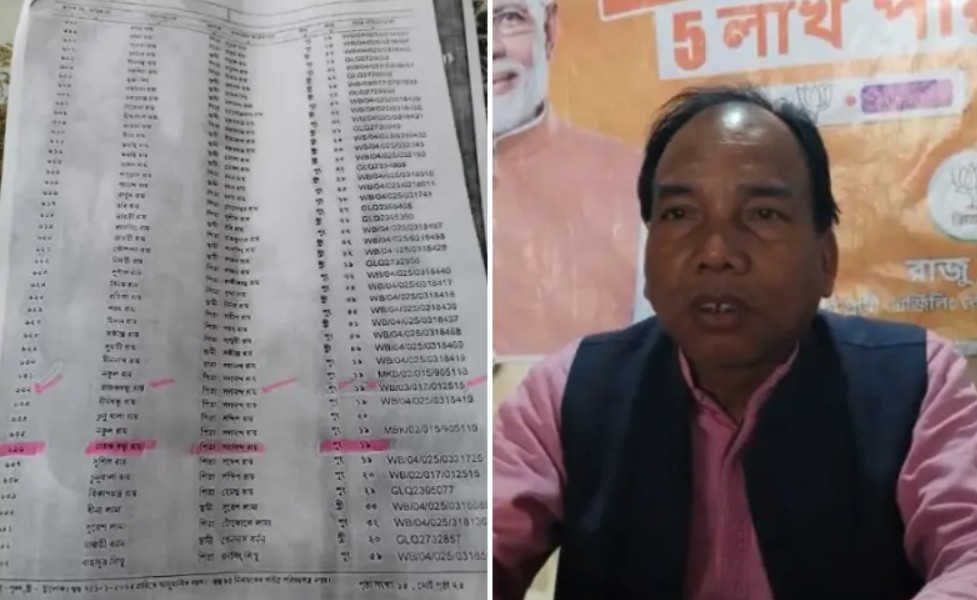 এনুমারেশন ফর্মে জালিয়াতি? অন্যের বাবাকে ‘ঠাকুরদা’ বানিয়ে বিপাকে বিজেপি নেতা