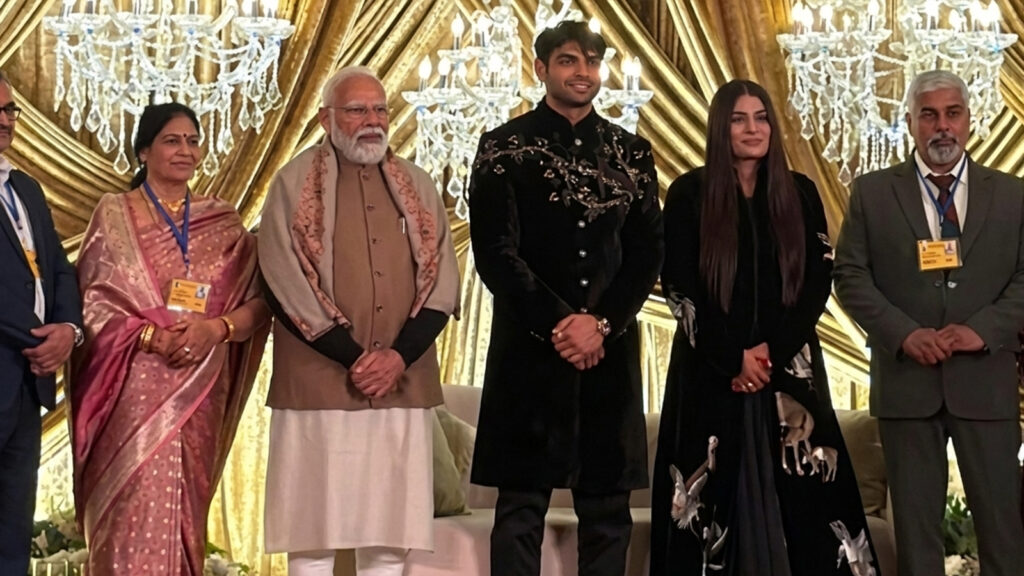 দিল্লিতে নীরজ চোপড়া–হিমানি মোরের রিসেপশন, উপস্থিত প্রধানমন্ত্রী মোদী