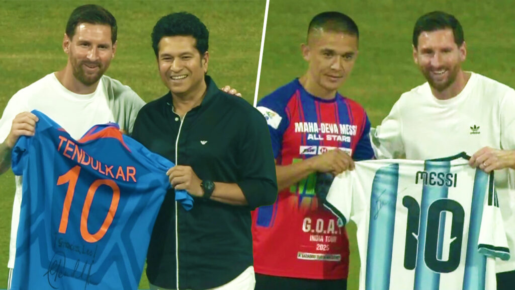 ওয়াংখেড়েতে মেসি ম্যাজিক, লিয়ো-সচিন-সুনীল ছেত্রীর ত্রিগলবন্দি