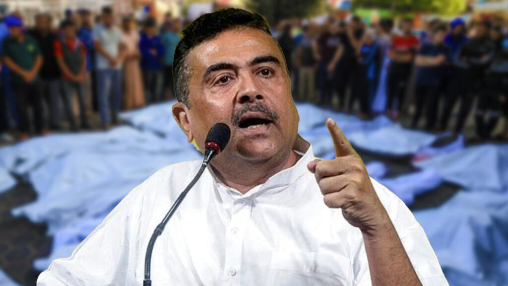 মুসলিমদের গাজার মতো ‘পাঠ’ শেখানোর নিদান! শুভেন্দুকে ‘হবু হিটলার’ কটাক্ষ করে গ্রেপ্তারের দাবি তৃণমূলের