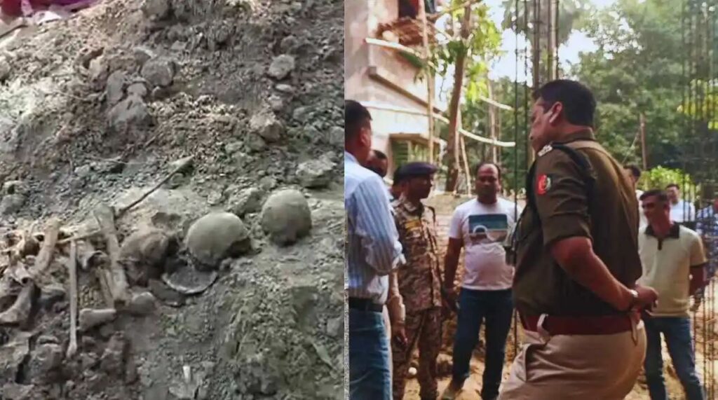 অশোকনগরে হুলুস্থুল কাণ্ড! মৃত CPM নেতার বাড়ির ভিত খুঁড়ে উদ্ধার খুলি-হাড়গোড়