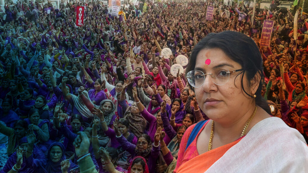 ‘আন্দোলন রাজনৈতিক নয়’, আশাকর্মীদের বিক্ষোভে ‘গো ব্যাক’ স্লোগান BJP নেত্রী লকেটকে