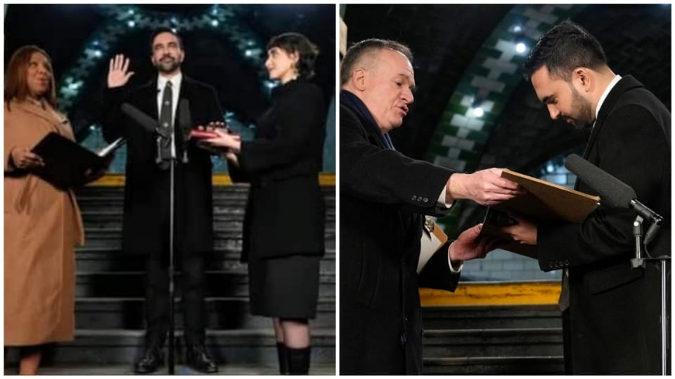 ম্যানহাটেনের পরিত্যক্ত স্টেশনে শপথগ্রহণ নিউ ইয়র্কের নতুন মেয়র জোহরান মামদানির