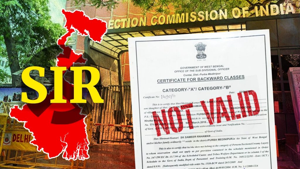 SIR in Bengal: গ্রাহ্য নয় হাই কোর্টের নির্দেশে বাতিল হওয়া ওবিসি সার্টিফিকেট, বড় ঘোষণা কমিশনের