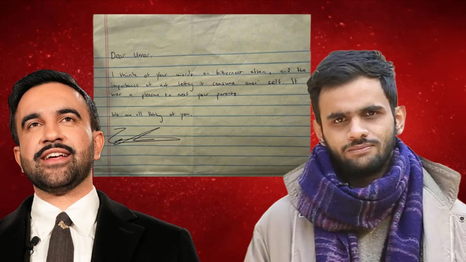 জেলবন্দি উমর খালিদকে চিঠি জোহরান মামদানির, কী লিখলেন নিউ ইয়র্ক সিটির নতুন মেয়র?