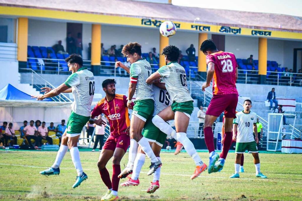 সন্তোষ ট্রফিতে বাংলার জয়রথ অব্যাহত, শেষ মুহূর্তের গোলে উত্তরাখণ্ডকে হারাল বঙ্গ ব্রিগেড